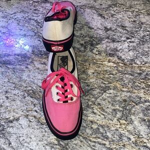 Pink w light pink Vans
